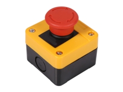 Botón De Parada De Emergencia Tipo Seta, Rojo, 660 V, 10 A, Dpst, 1 Na + 1 Nc