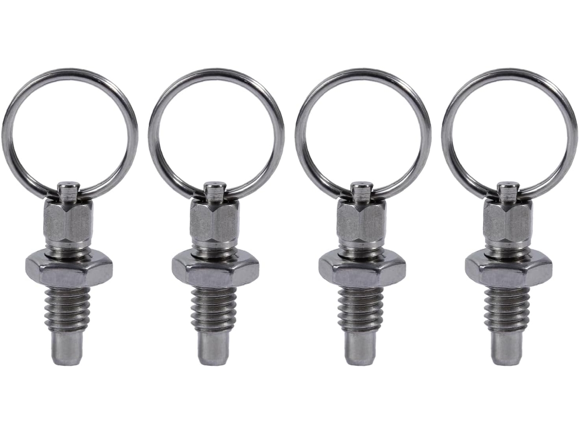 Perilla De Émbolo De Indexación De Tracción De Acero Inoxidable, Accesorios De Émbolo Con Resorte, Rosca De Acero