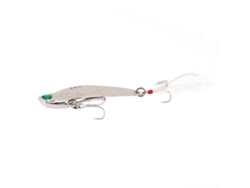 Lure De Cuchara De Pez Volador Para Atraer Peces Con Ojos Biónicos Rojo-verde Plata 16g Cebo Duro De Metal