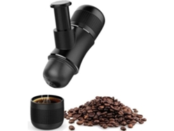 Cafetera espresso portátil Mini cafetera de viaje Café espresso negro molido