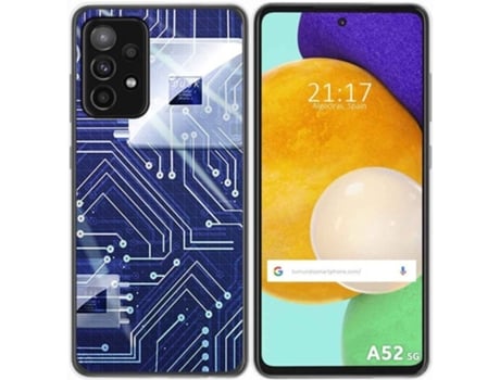 Carcasa Samsung Galaxy A52 / A52 5G / A52s 5G TUMUNDOSMARTPHONE Circuito Multicolor