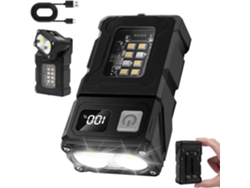 Linterna LED recargable, 7 modos, con función de batería externa, ideal para acampadas de emergencia. Nicecee
