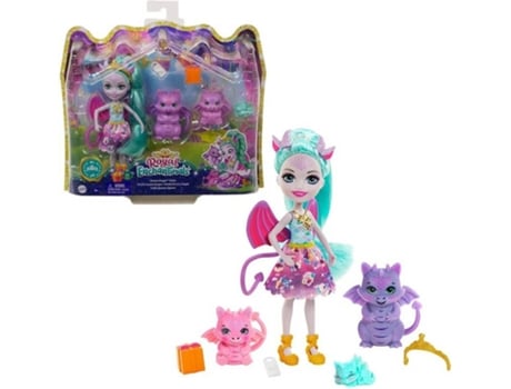 Muñeca ROYAL ENCHANTIMALS Familia de Dragones (Edad Mínima: ‍4 Años)