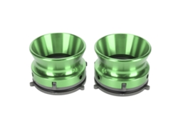 2 Adaptadores Nab Hub De 1/4 De Pulgada A Cargador De 10 Pulgadas Para Grabadora De Cinta De Carrete A Carrete Revox B67 Akai Teac Green