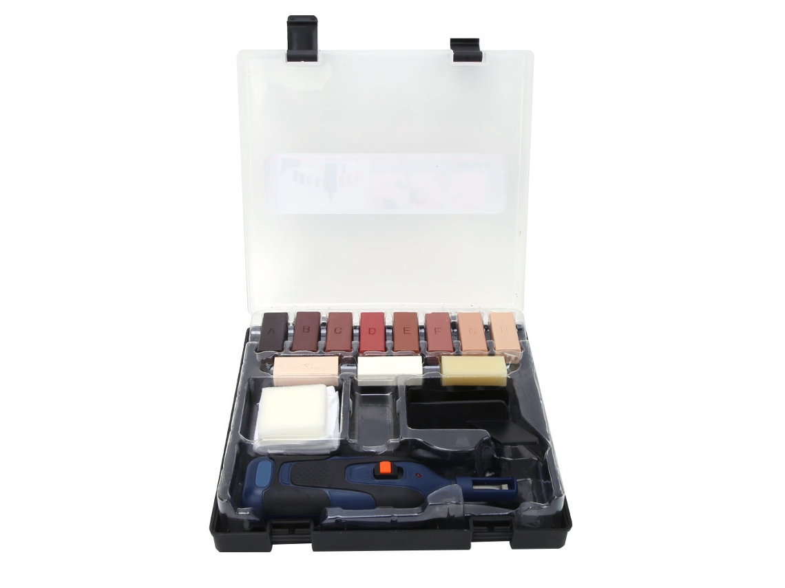 Kit De Reparação Para Pisos De Laminado Ferramentas Para Arrumar Rayuras Em Superfícies De Madeira 3v Dc
