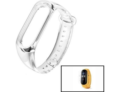 Correa + Protector Hydrogel PHONECARE SmoothSilicone Xiaomi Mi Band 6 / Mi Smart Band 6 Negro