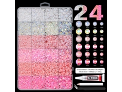 Juego de diamantes de imitación para decoración de uñas, ideal para arte de uñas y manualidades CZHHMART (estilo 1)