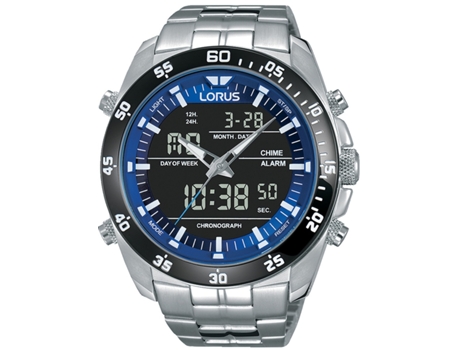 Reloj para Hombre Plata Acero Inoxidable Sport Chrono Rw629Ax5 LORUS
