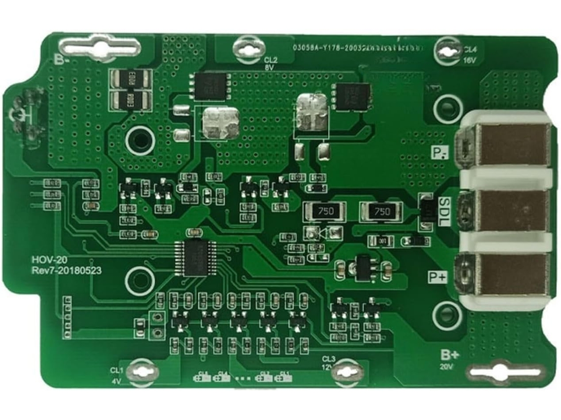 Placa De Protección De Batería Pcb Bh03120/bh03100/bh03120pc 18v
