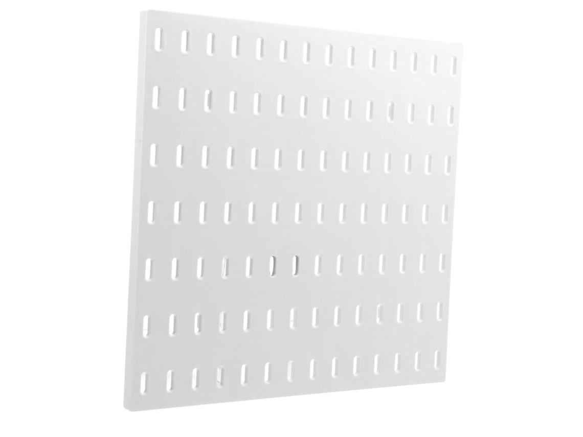 Panel Pared Perforado Almacenamiento Herramientas Garaje Requiere Perforación Organizador Oficina Plástico
