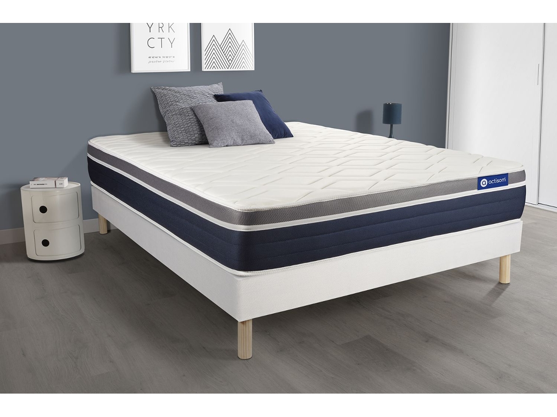Somier Actiflex Confort Multiláminas ACTISOM Espuma con memoria Blanco (120x200)