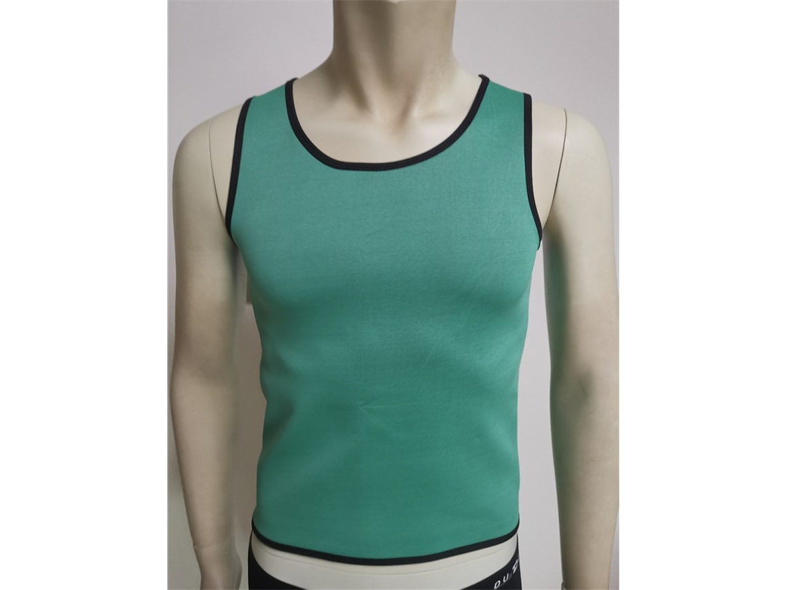 Top de entrenamiento efecto sauna turquesa talla 5XL*