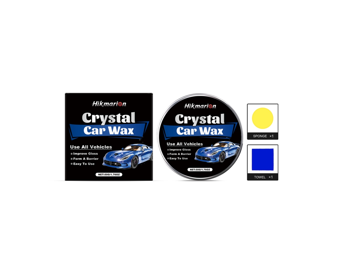 Kit de cera premium para el cuidado y la protección del automóvil.