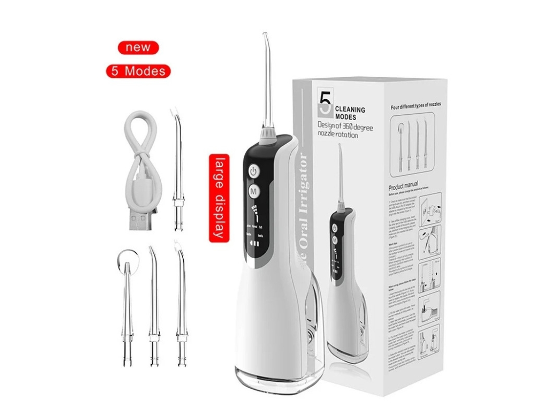 Irrigador bucal portátil Yizhood L12 blanco