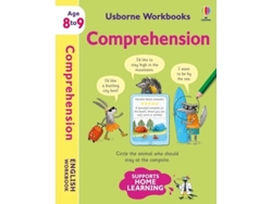 Libro Usborne Workbooks Comprehension 8-9 de Caroline Young (Inglés)