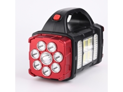 Linterna De Camping Lanlirna Con Cargador Solar, Linterna Portátil Lanlirna Con Múltiples Lámparas - Roja