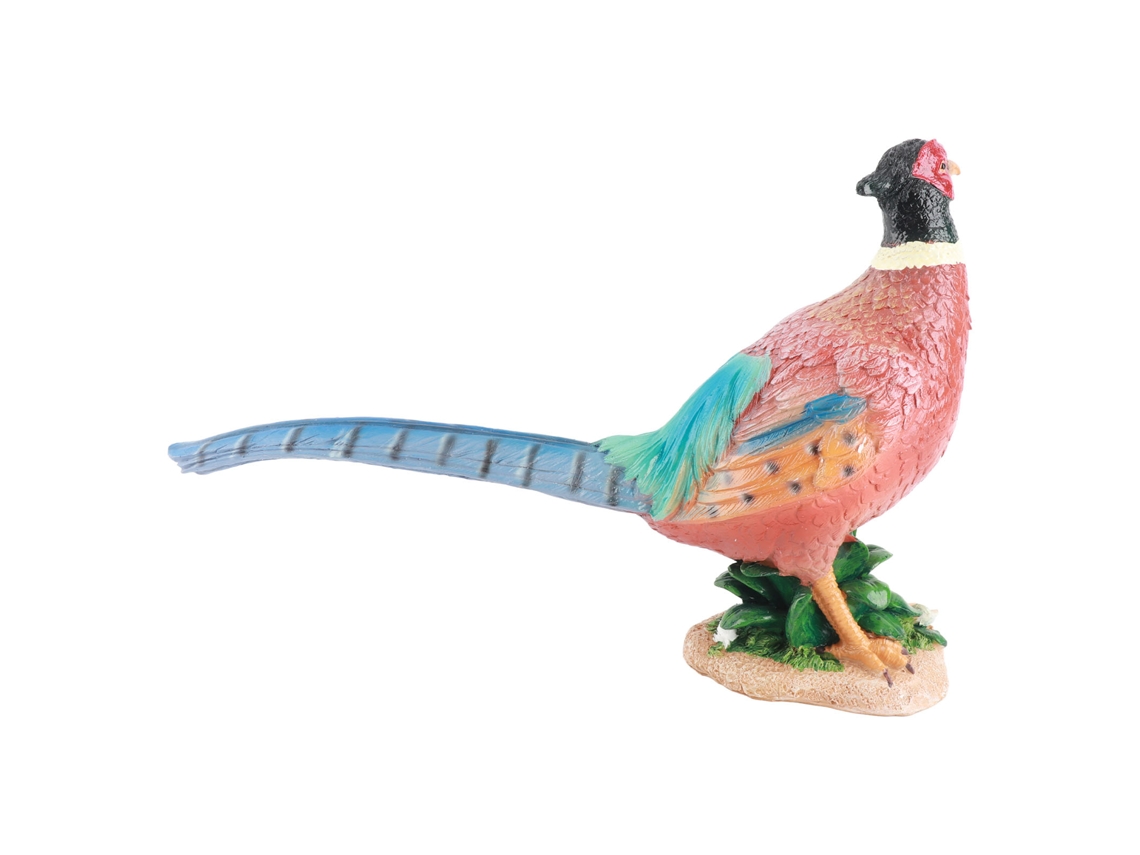 Adorno decorativo de faisán para jardín de resina, regalo