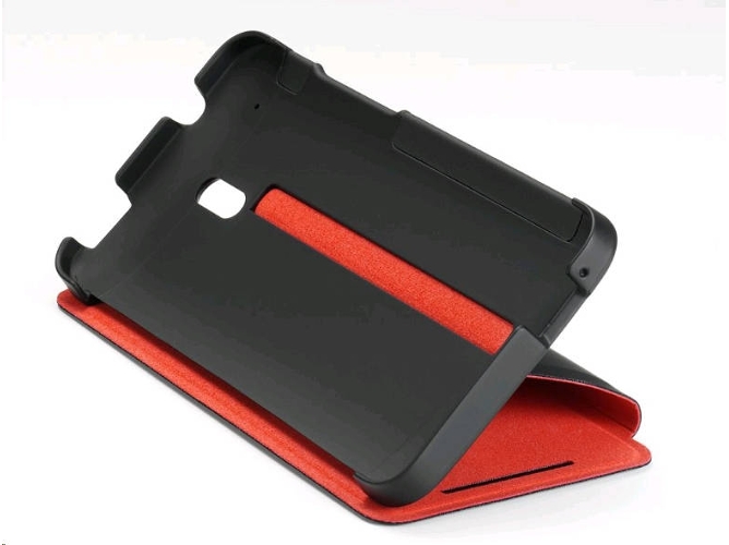 Funda HTC One mini Flip Negro