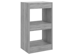 Estantería/separador 40x30x72 cm Color Gris Sonoma MAISON EXCLUSIVE