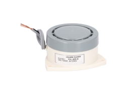 Bocina De Alarma Eléctrica De 60 Db Con Sonido Continuo, Ignífuga, De Policarbonato, Ac200-220 V.