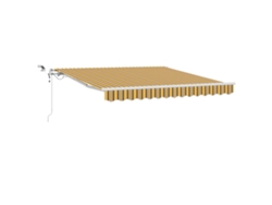Toldo retráctil automático Vidaxl de tela multicolor