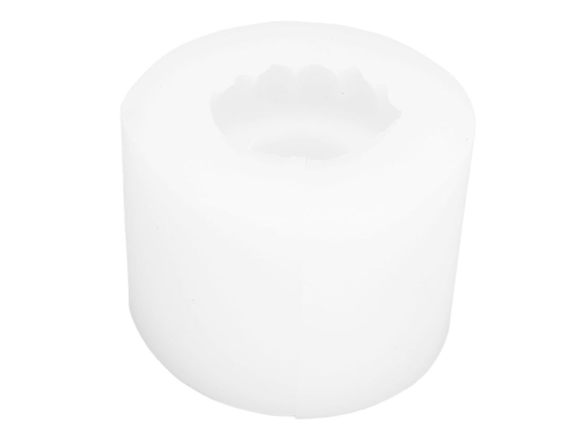 Molde de cera de silicona con forma de concha y perla, práctico