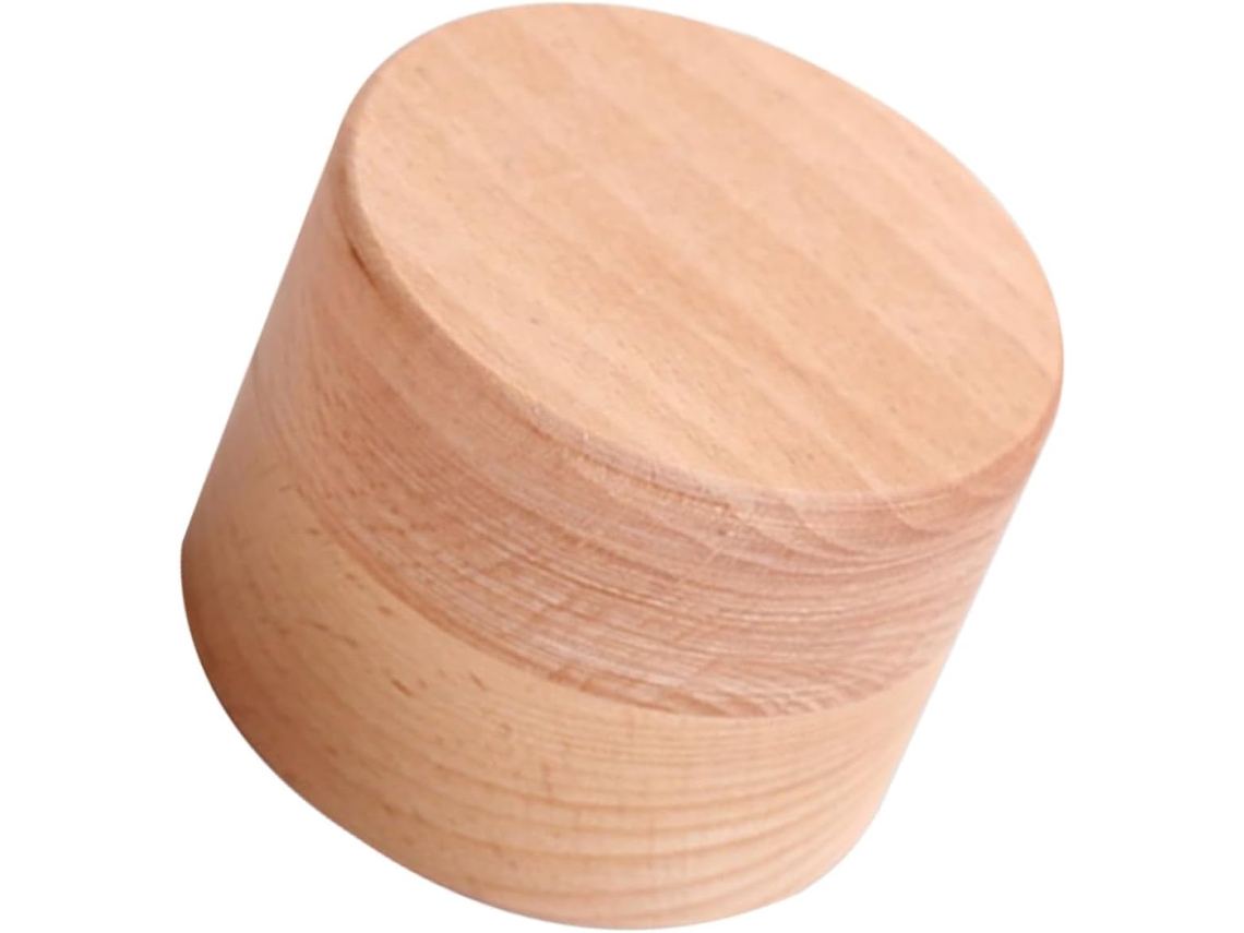 Redonda Madera Portátil Anillos Ideal Bodas Ocasiones Especiales Elegante Joyero Fácil Transportar Moderno