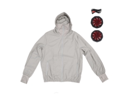 Chaqueta De Refrigeración Con Ventilador Con Protección Uv, 3 Velocidades, Usb, Para Trabajos Al Aire Libre, Gris, 2xl