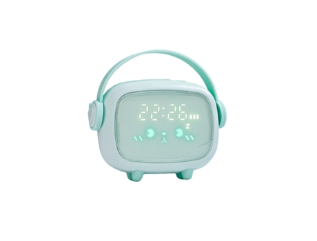 Pequeño reloj despertador reloj de reloj de alarma verde