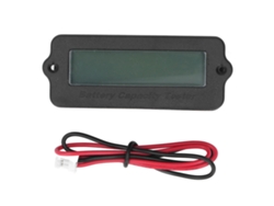Indicador de capacidade da bateria de lítio tester monitor de carga e descarga 9 fios amarelo | S/MARCA
