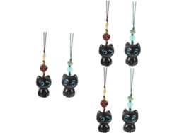 Llavero Con Colgante De Gato Nuobesty, Decoración Colgante Para Accesorios Elegantes De Estilo Chino.