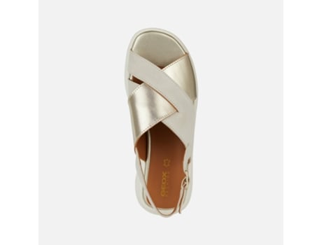 Sandalias GEOX Spherica Sue Met Lea Arena Piel Beige (38)