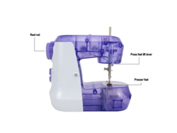 Máquina De Coser Eléctrica Portátil Pequeña Y Automática Para Principiantes, De Sobremesa, Para El Hogar O Para Viajes, Enchufe Europeo.