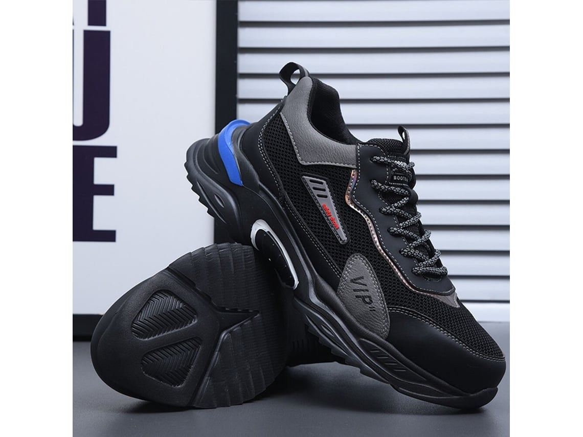 Calzado De Seguridad Para Verano — Zapatos De Trabajo Ligeros S3 Para Hombre: Zapatillas Industriales Transpirables — Talla 45