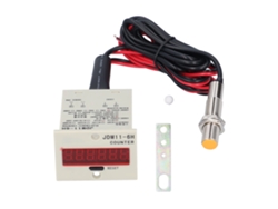 Contador digital industrial con sensor de nivel de líquido