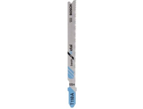 Hoja de Sierra de Calar BOSCH Hss - T 118 A Basic para Metal