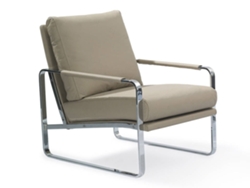 Sillón ANGEL CERDÁ S.L. 5046 (Marrón - Cuero, Poliuretano - 67 x 100 x 89 cm)