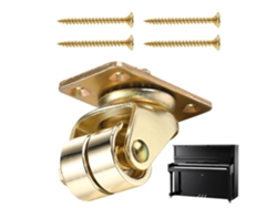 Rueda Giratoria De Hierro Fundido Para Piano Con Tornillo, Rueda Giratoria De 360°, Ruedas Resistentes A La Co
