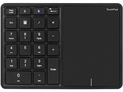 Teclado Numérico Bluetooth Con Panel Táctil Recargable Por Usb Inalámbrico Para Android E Ios.