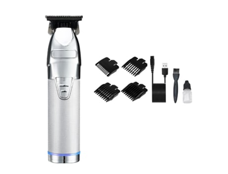 Máquina Cortar Cabelo Recarregavel6 JL-EIGHT S9 prata