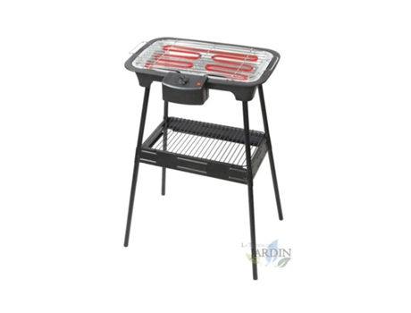 Barbacoa Eléctrica Parrilla 37X21X71 Cm 2000W Con Soporte SUINGA