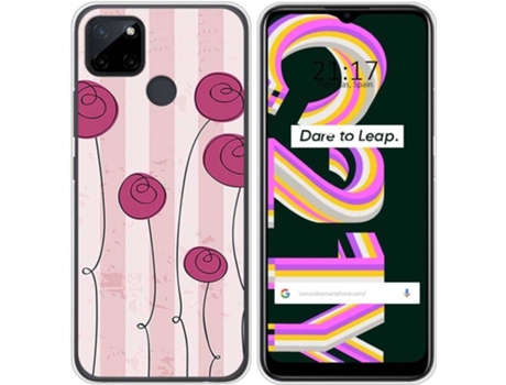 Carcasa Realme C21Y / C25Y TUMUNDOSMARTPHONE Flores Vintage Multicolor
