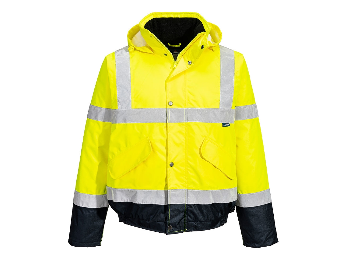 Chaqueta de invierno de alta visibilidad Portwest / Azul marino / L