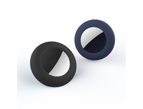 Soporte para collar de gato Airtag compatible con Apple Airtag GPS Tracker, funda impermeable, negro azul mediodía ZMDECQNA