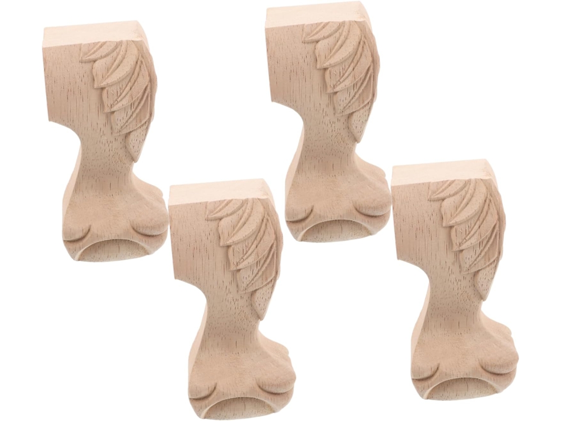 Juego De Muebles De Madera Beige De 4 Piezas Para Mesa De Centro, Silla, Sofá, Armario Y Cómoda.