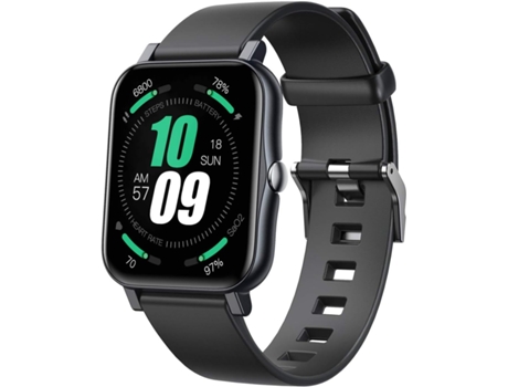 Smartwatch PETHUEL con medición de temperatura y frecuencia cardíaca Bluetooth LX - Negro