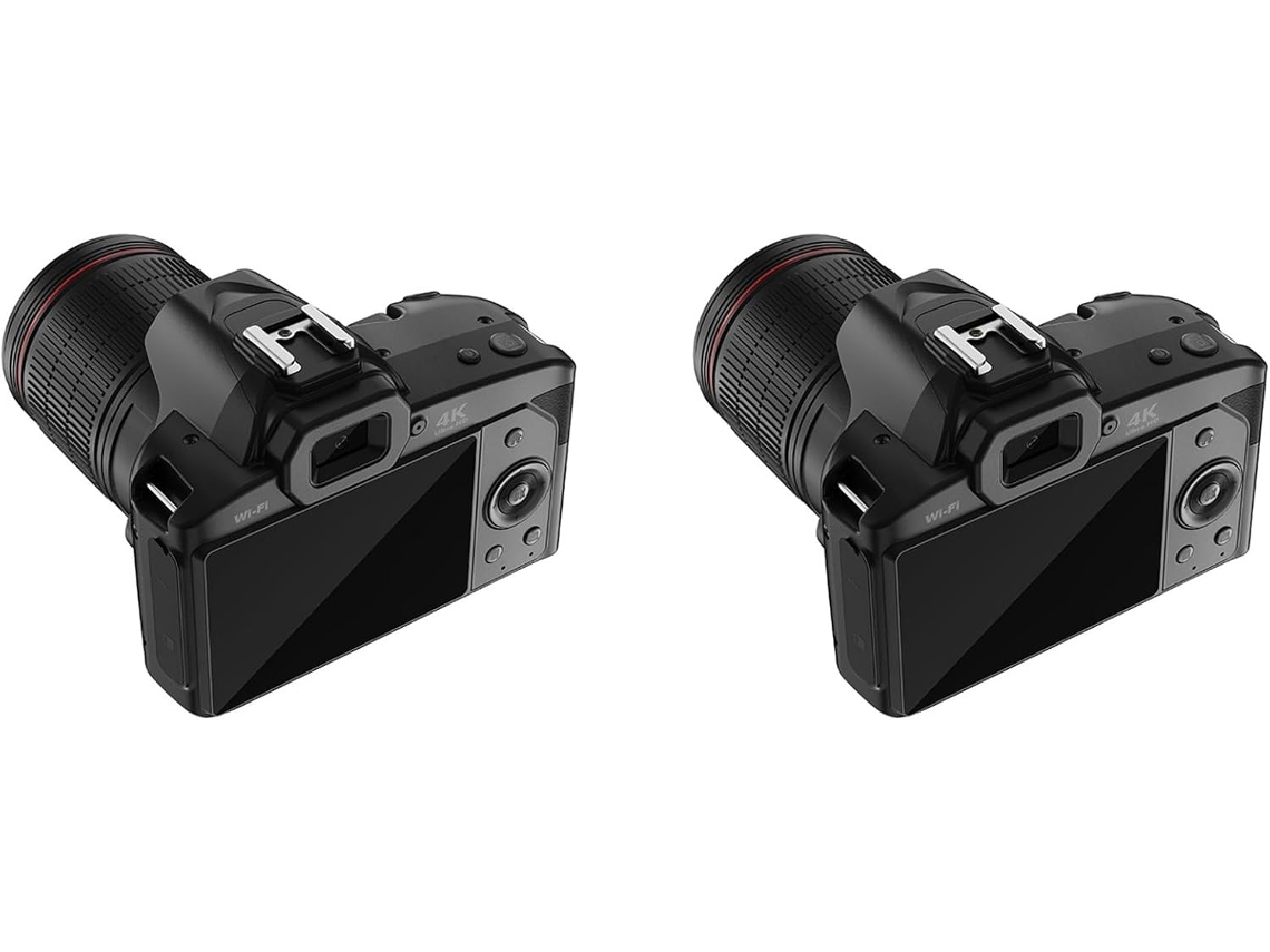 Videocámara Digital Hd Wifi D5 De 6400 Megapíxeles, 2 Piezas, Con Doble Lente Y Resolución 4k Y Pantalla.
