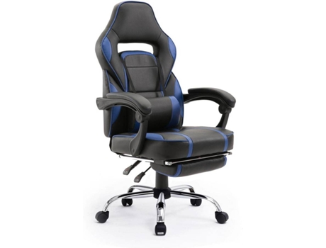 Silla Gaming HAPPY GARDEN Link (Hasta 150 kg - Elevador Clase 2 - Negro y Azul)