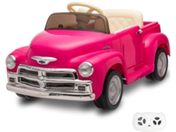 Vehículo Eléctrico Para Niños - Coche Chevrolet 3100 12v - 1 A 6 Años - Rosa