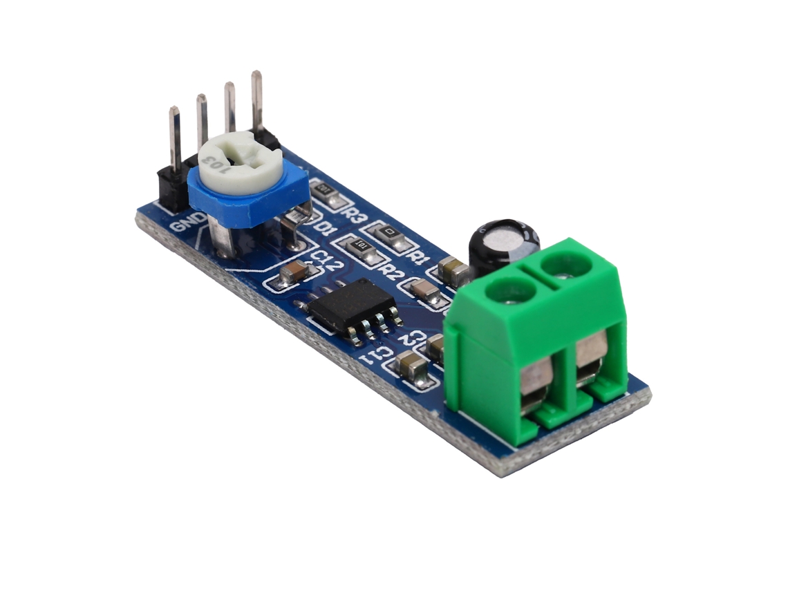 Placa Amplificadora De Potencia Mono Lm386, Módulo De Audio Con Ganancia De 200x, 5v-12v